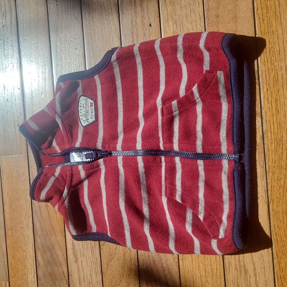 Carters fleece zip up vest